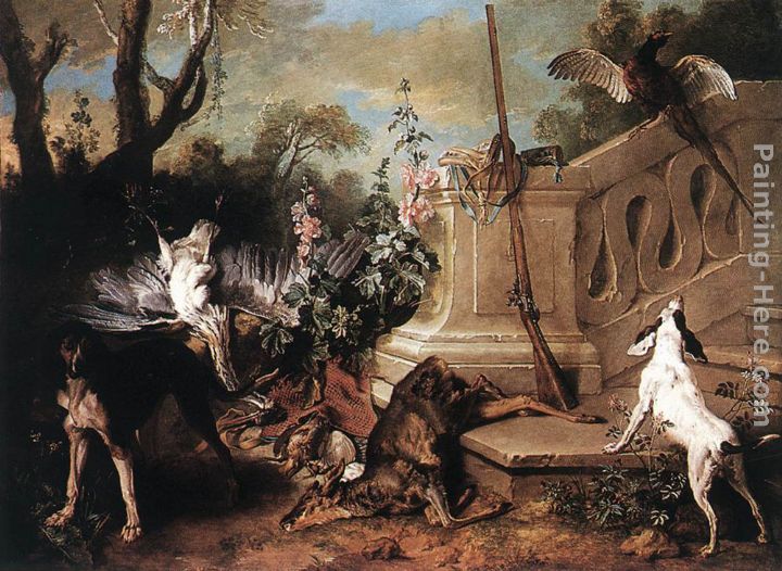 Dead Roe painting - Jean-Baptiste Oudry Dead Roe art painting